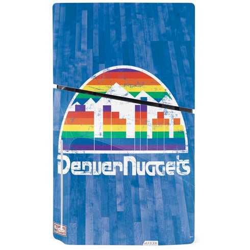 NBA Denver Nuggets Hardwood Classics PS5 Slim Disk Bundle Skin