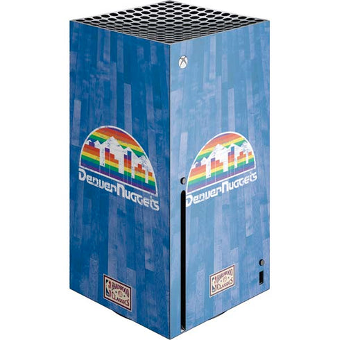 NBA Denver Nuggets Hardwood Classics Xbox Series X Console Skin
