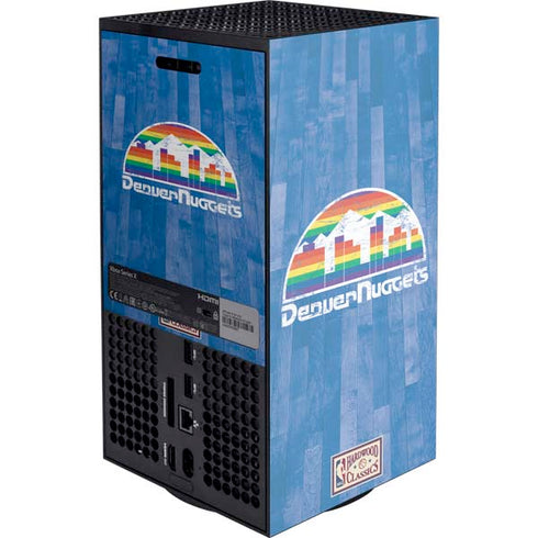 NBA Denver Nuggets Hardwood Classics Xbox Series X Console Skin