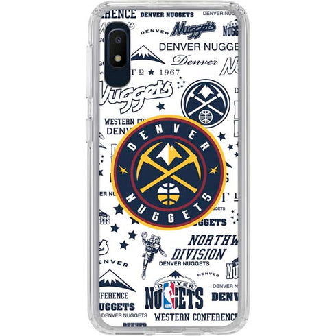 NBA Denver Nuggets Historic Blast Galaxy A10e Clear Case