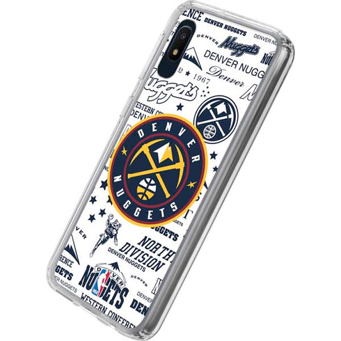 NBA Denver Nuggets Historic Blast Galaxy A10e Clear Case