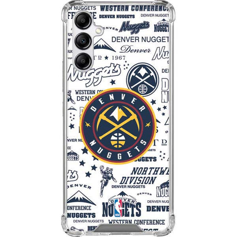 NBA Denver Nuggets Historic Blast Galaxy A14 5G Clear Case