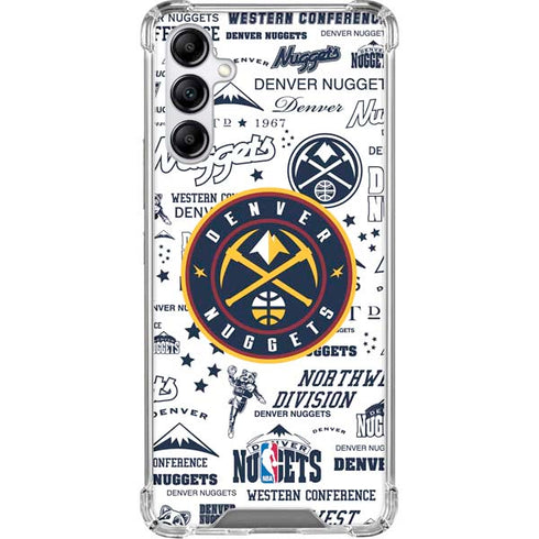 NBA Denver Nuggets Historic Blast Galaxy A15 5G Clear Case