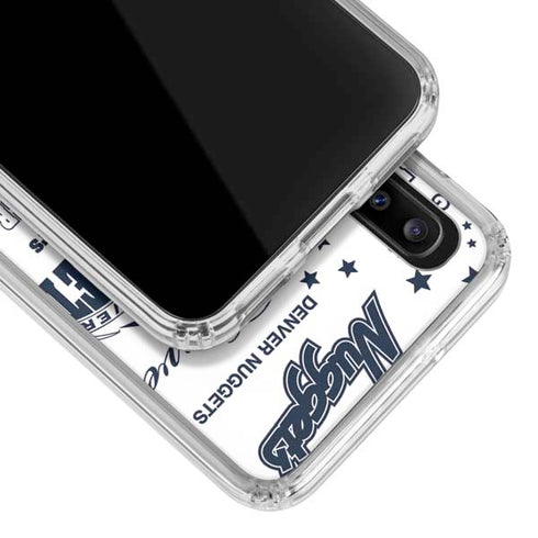 NBA Denver Nuggets Historic Blast Galaxy A20 Clear Case