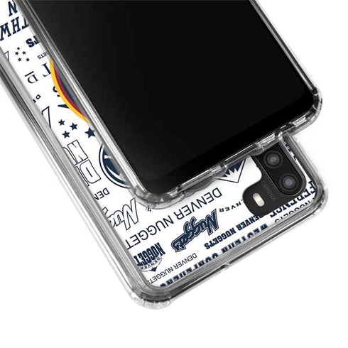 NBA Denver Nuggets Historic Blast Galaxy A21 Clear Case
