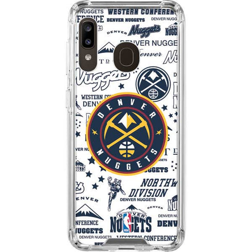NBA Denver Nuggets Historic Blast Galaxy A30 Clear Case