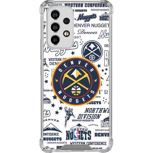 NBA Denver Nuggets Historic Blast Galaxy A33 5G Clear Case