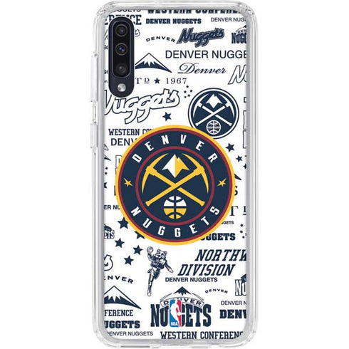 NBA Denver Nuggets Historic Blast Galaxy A50 Clear Case