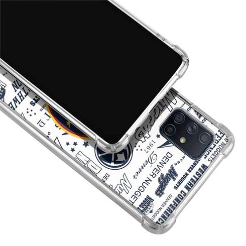 NBA Denver Nuggets Historic Blast Galaxy A51 5G Clear Case