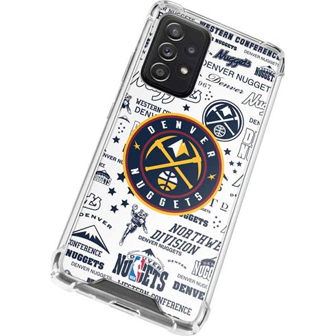 NBA Denver Nuggets Historic Blast Galaxy A52 5G Clear Case
