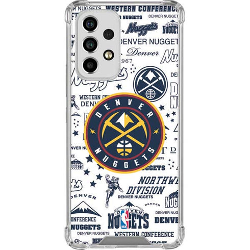 NBA Denver Nuggets Historic Blast Galaxy A53 5G Clear Case