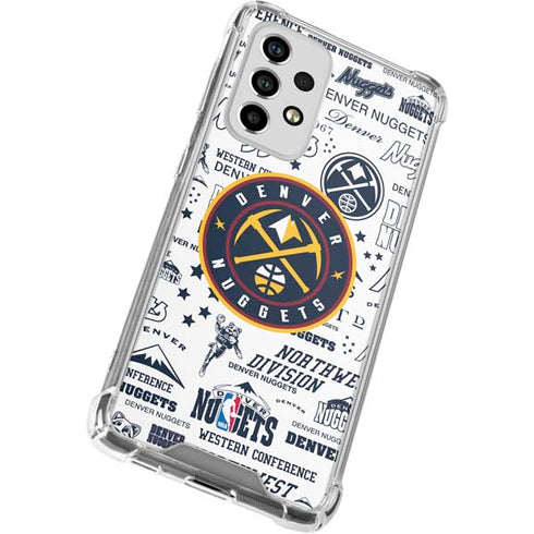 NBA Denver Nuggets Historic Blast Galaxy A53 5G Clear Case
