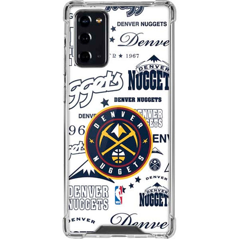 NBA Denver Nuggets Historic Blast Galaxy Note20 5G Clear Case