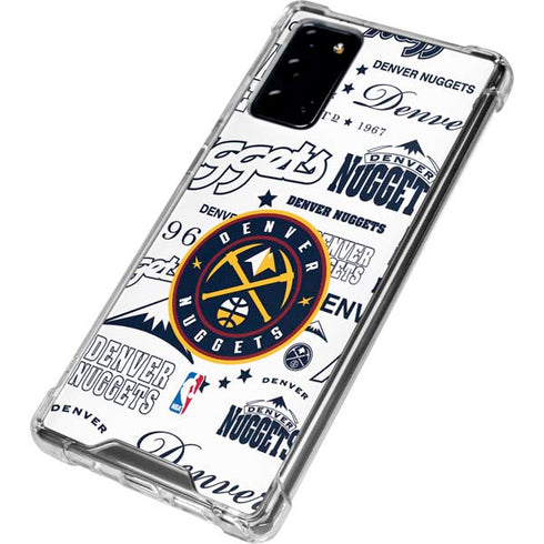NBA Denver Nuggets Historic Blast Galaxy Note20 5G Clear Case
