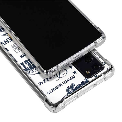 NBA Denver Nuggets Historic Blast Galaxy Note20 5G Clear Case