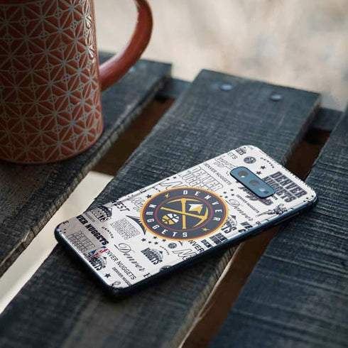 NBA Denver Nuggets Historic Blast Galaxy S10e Skin