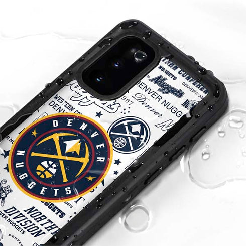NBA Denver Nuggets Historic Blast Galaxy S20 Waterproof Case
