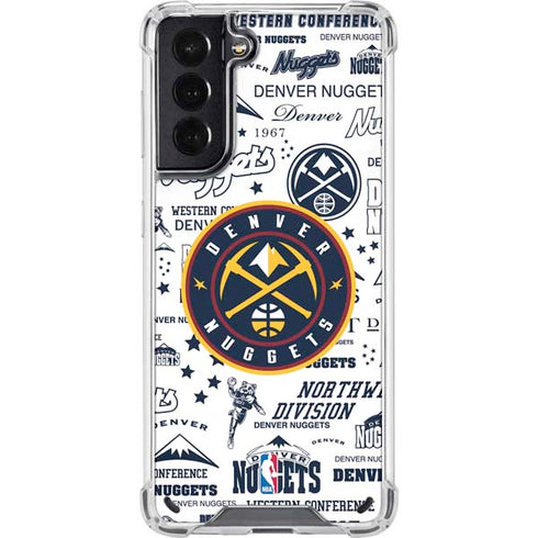 NBA Denver Nuggets Historic Blast Galaxy S21 5G Clear Case