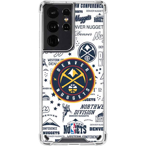 NBA Denver Nuggets Historic Blast Galaxy S21 Ultra 5G Clear Case