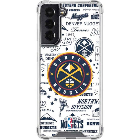 NBA Denver Nuggets Historic Blast Galaxy S22 Clear Case