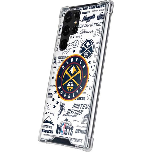 NBA Denver Nuggets Historic Blast Galaxy S22 Ultra Clear Case