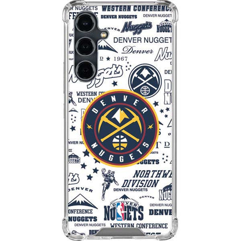 NBA Denver Nuggets Historic Blast Galaxy S23 FE Clear Case