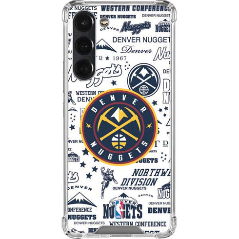 NBA Denver Nuggets Historic Blast Galaxy S23 Plus Clear Case