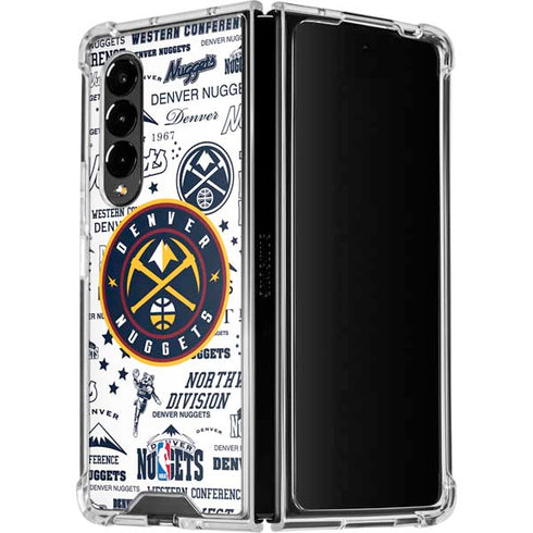 NBA Denver Nuggets Historic Blast Galaxy Z Fold4 5G Clear Case