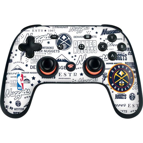NBA Denver Nuggets Historic Blast Google Stadia Controller Skin