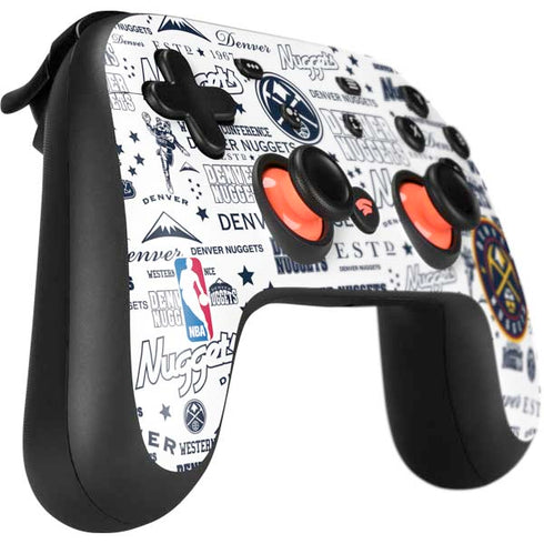 NBA Denver Nuggets Historic Blast Google Stadia Controller Skin