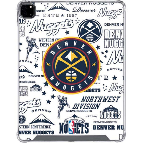NBA Denver Nuggets Historic Blast iPad Pro 12.9in (2020) Clear Case