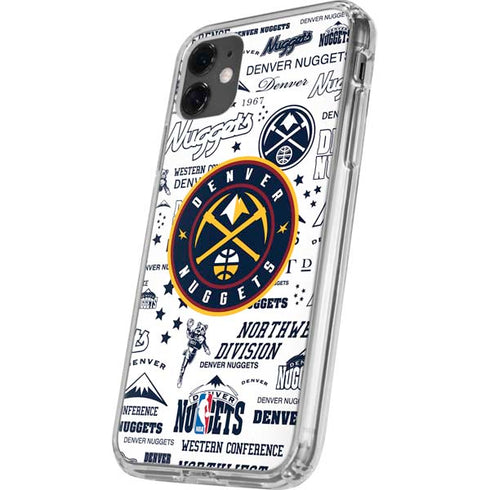 NBA Denver Nuggets Historic Blast iPhone 11 Clear Case