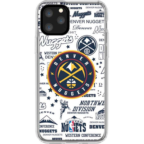 NBA Denver Nuggets Historic Blast iPhone 11 Pro Clear Case