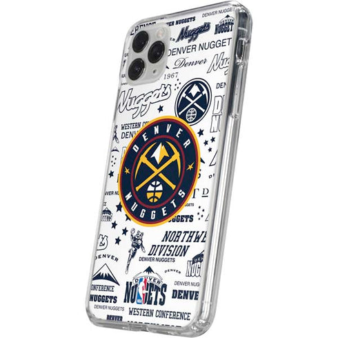 NBA Denver Nuggets Historic Blast iPhone 11 Pro Clear Case