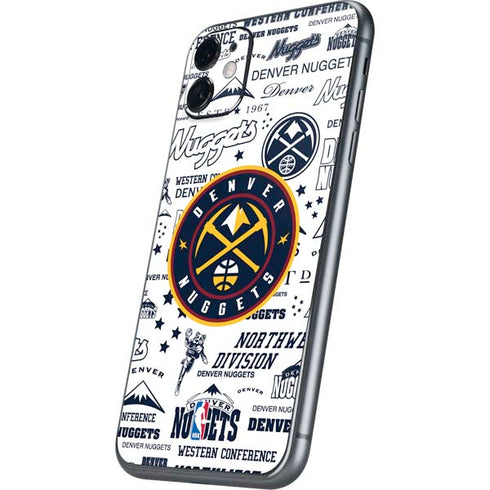 NBA Denver Nuggets Historic Blast iPhone 11 Skin