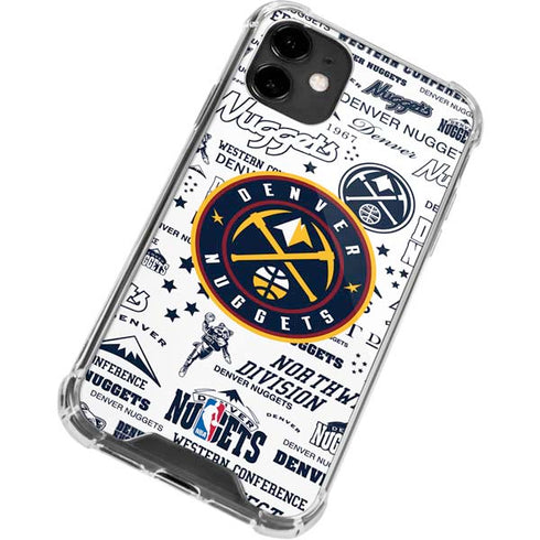 NBA Denver Nuggets Historic Blast iPhone 12 Mini Clear Case