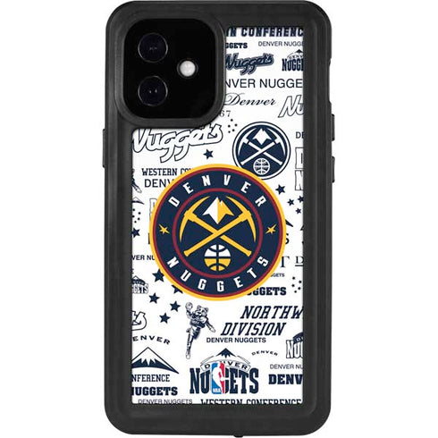 NBA Denver Nuggets Historic Blast iPhone 12 Mini Waterproof Case