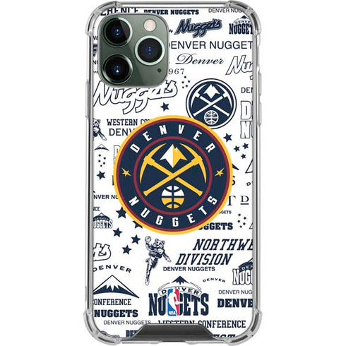 NBA Denver Nuggets Historic Blast iPhone 12 Pro Clear Case