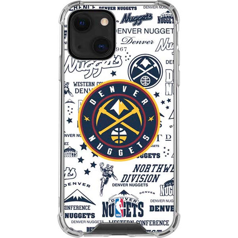 NBA Denver Nuggets Historic Blast iPhone 13 Clear Case