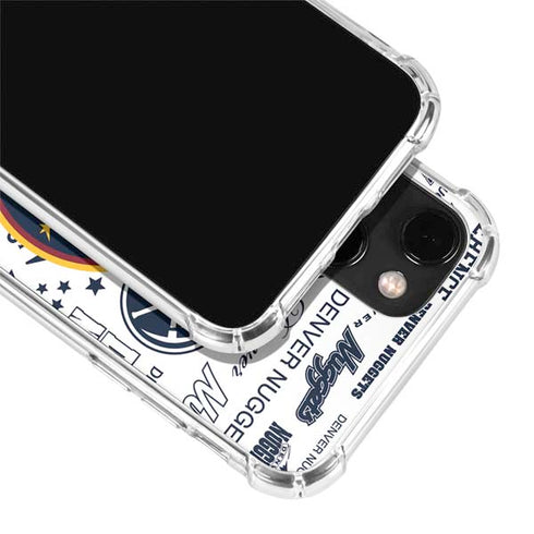 NBA Denver Nuggets Historic Blast iPhone 13 Mini Clear Case