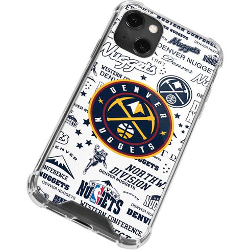 NBA Denver Nuggets Historic Blast iPhone 13 Mini Clear Case