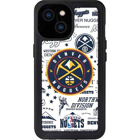 NBA Denver Nuggets Historic Blast iPhone 13 Mini Waterproof Case