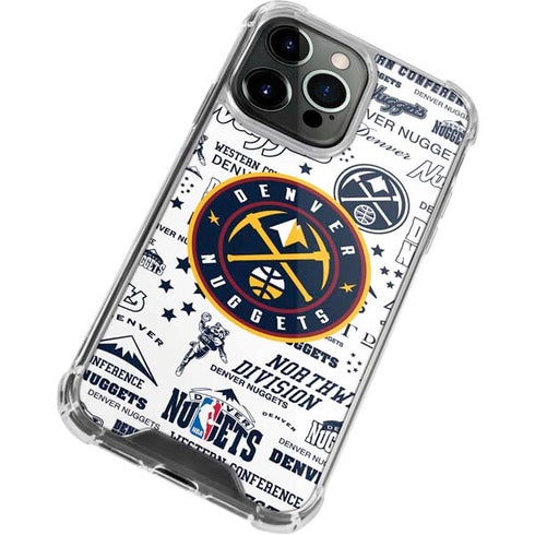 NBA Denver Nuggets Historic Blast iPhone 13 Pro Clear Case