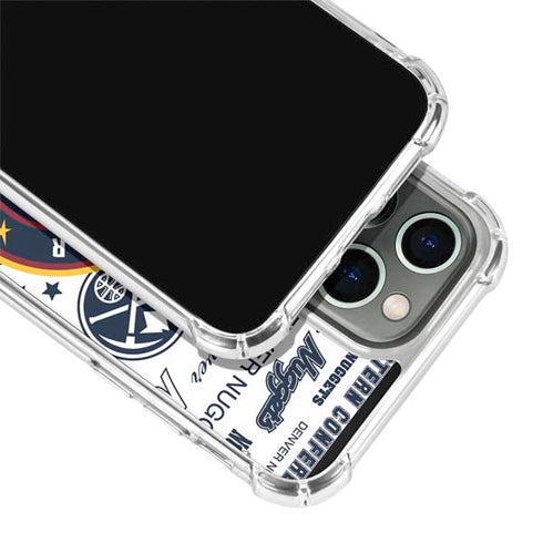 NBA Denver Nuggets Historic Blast iPhone 13 Pro Max Clear Case