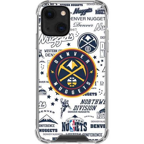 NBA Denver Nuggets Historic Blast iPhone 14 Clear Case