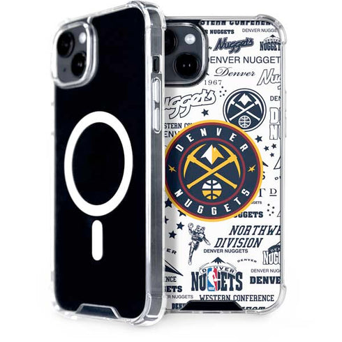 NBA Denver Nuggets Historic Blast iPhone 15 Plus MagSafe Case