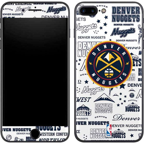 NBA Denver Nuggets Historic Blast iPhone 8 Plus Skin
