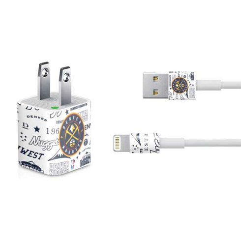 NBA Denver Nuggets Historic Blast iPhone Charger (5W USB) Skin