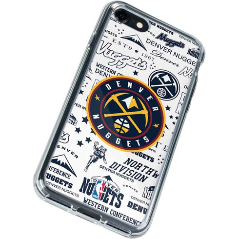 NBA Denver Nuggets Historic Blast iPhone SE (2nd & 3rd Gen) Clear Case