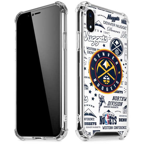 NBA Denver Nuggets Historic Blast iPhone XR Clear Case